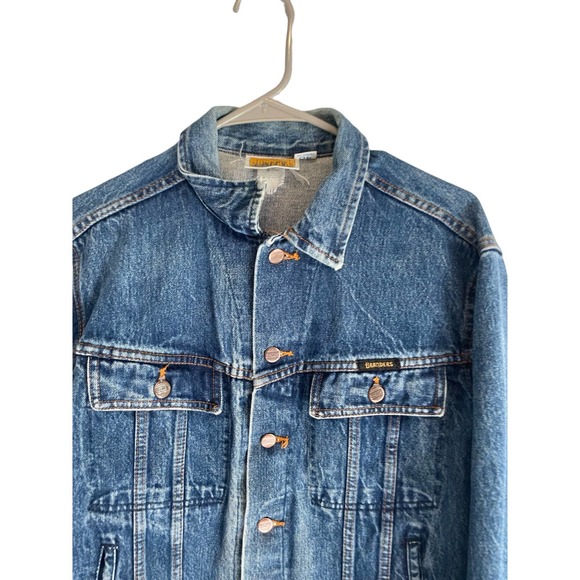 Branders Dickies 80s Denim Jacket 40 Medium RARE good condition Western Country - Picture 3 of 8